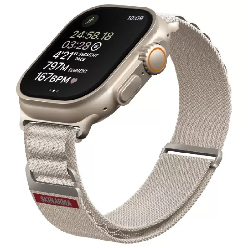 Skinarma Kobu Apple Watch Armband 49/46/45/44mm Ivory