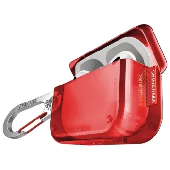 SKINARMA Saido Protective Case für AirPods Pro 2. Generation - Rot