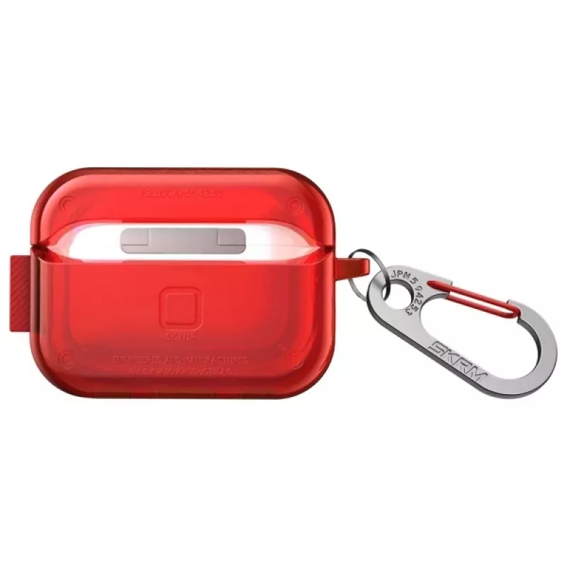 SKINARMA Saido Protective Case für AirPods Pro 2. Generation - Rot