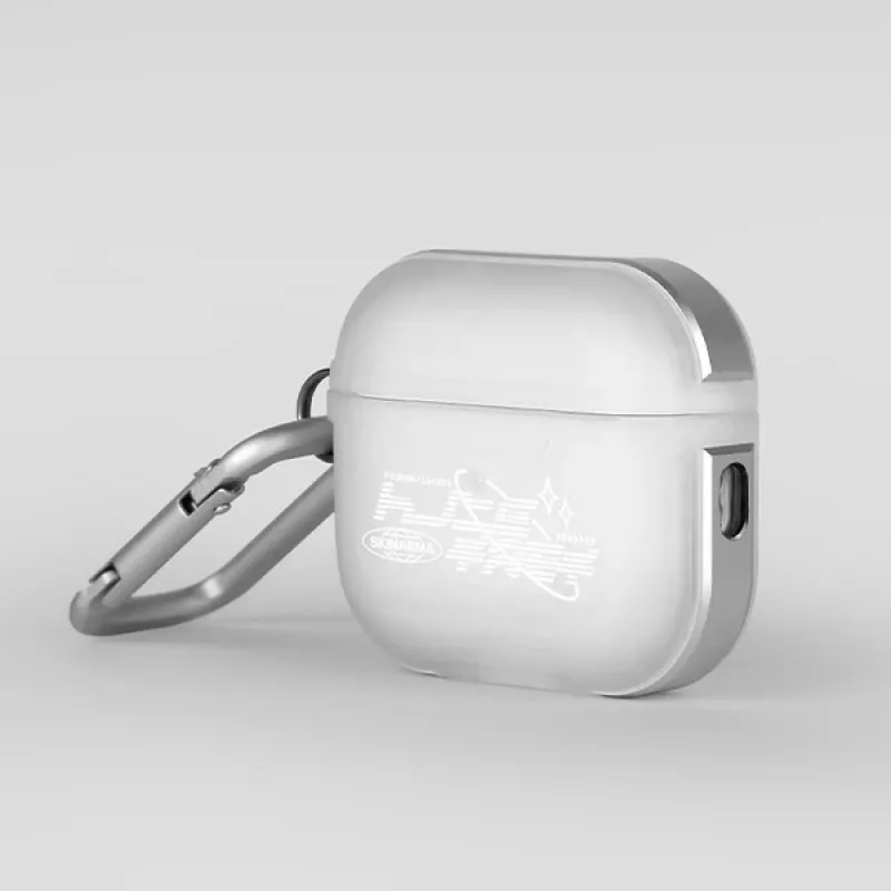 Skinarma Kinzoku Case für AirPods Pro 2. Generation - Frost (Transluzent)