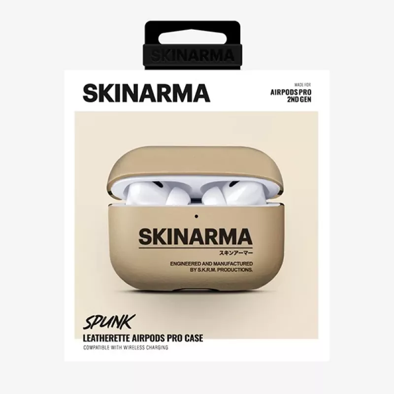 SKINARMA Spunk Schutzhülle für AirPods Pro 2. Generation - Elfenbein