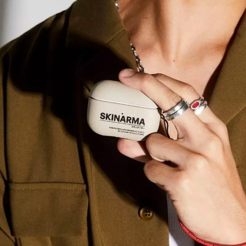 Skinarma Spunk Case für AirPods Pro 2. Generation - Pewter Green