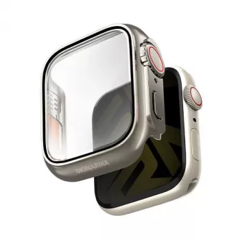 Skinarma Gado Pro Case für Apple Watch 44 mm, Titanium