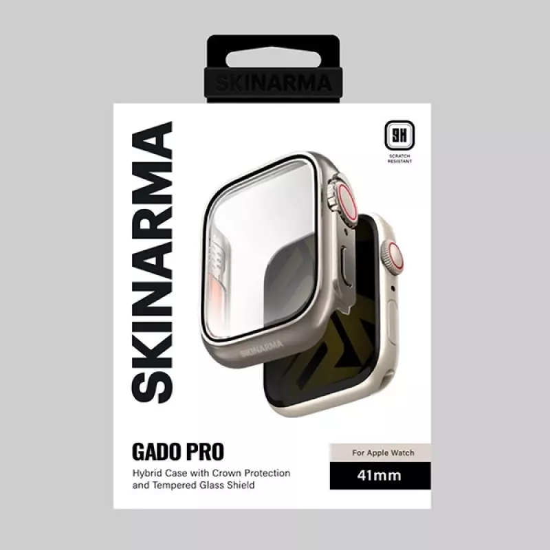 Skinarma Gado Pro Case für Apple Watch 41mm - Titan