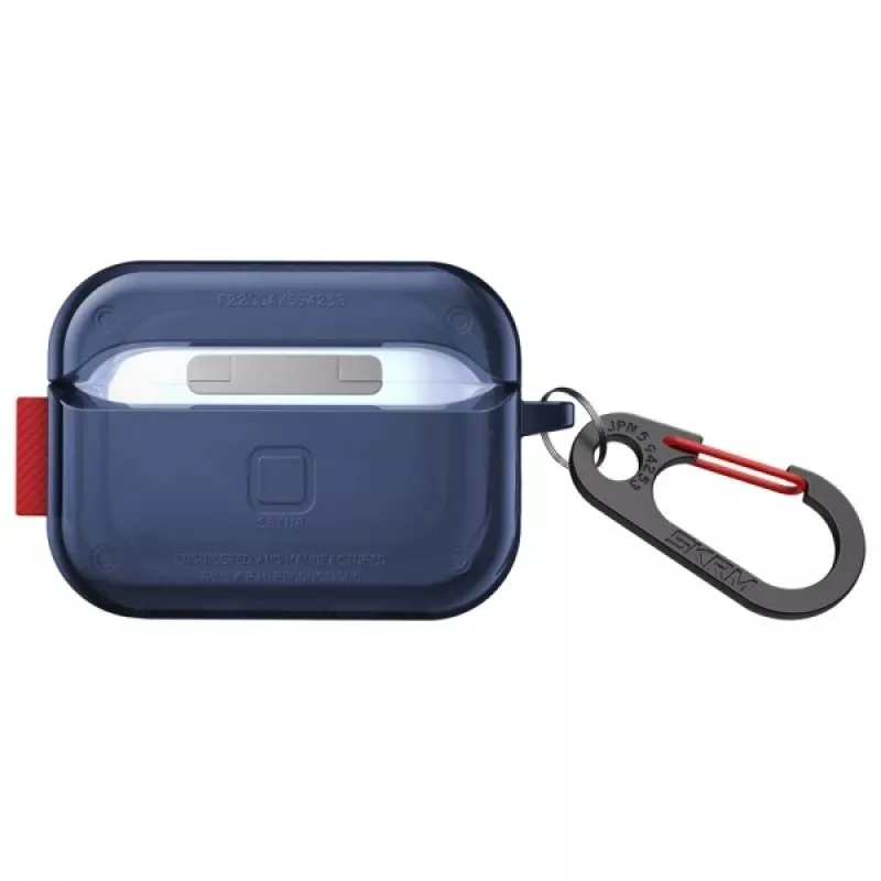 SKINARMA Saido Protective Case für AirPods Pro 2. Generation - Dunkelblau