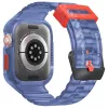 Skinarma Saido 2-in-1 Case with Integrated Strap for Apple Watch 45/44mm Dark Blue