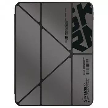 Skinarma Kira Kobai Folio Case für iPad Pro 11 Zoll M4 2024 / M5 2025, Gunmetal