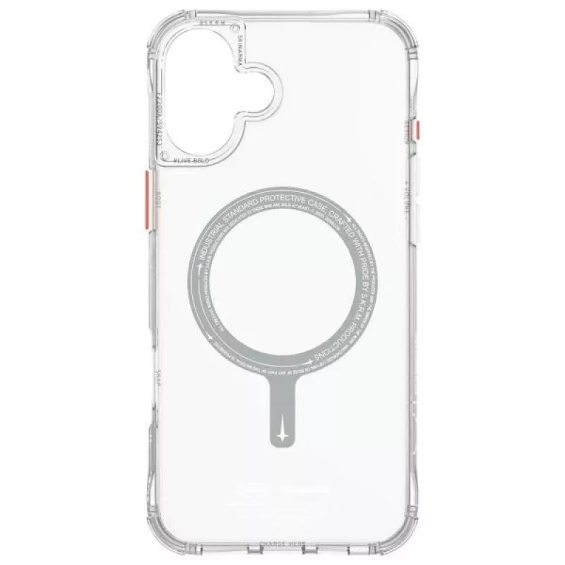 SKINARMA Saido Magnetic Charging Case für iPhone 16 6,1 Zoll Clear