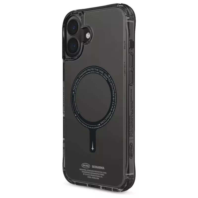 SKINARMA Saido Case für Apple iPhone 16 6,1 Zoll Magnetic Charging Schwarz