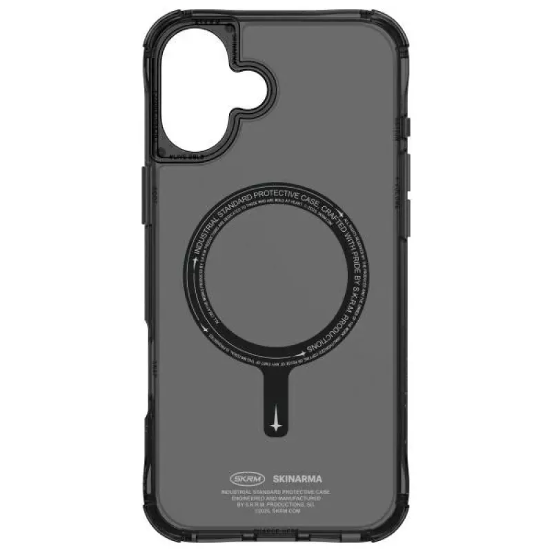 SKINARMA Saido Case für Apple iPhone 16 6,1 Zoll Magnetic Charging Schwarz