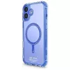 SKINARMA Saido Case für Apple iPhone 16 6,1 Zoll Magnetic Charging Blau