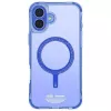 SKINARMA Saido Case für Apple iPhone 16 6,1 Zoll Magnetic Charging Blau