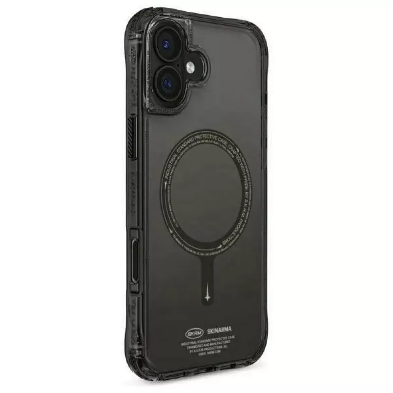 SKINARMA Saido Magnetic Case für Apple iPhone 16 Plus 6,7 Zoll Schwarz