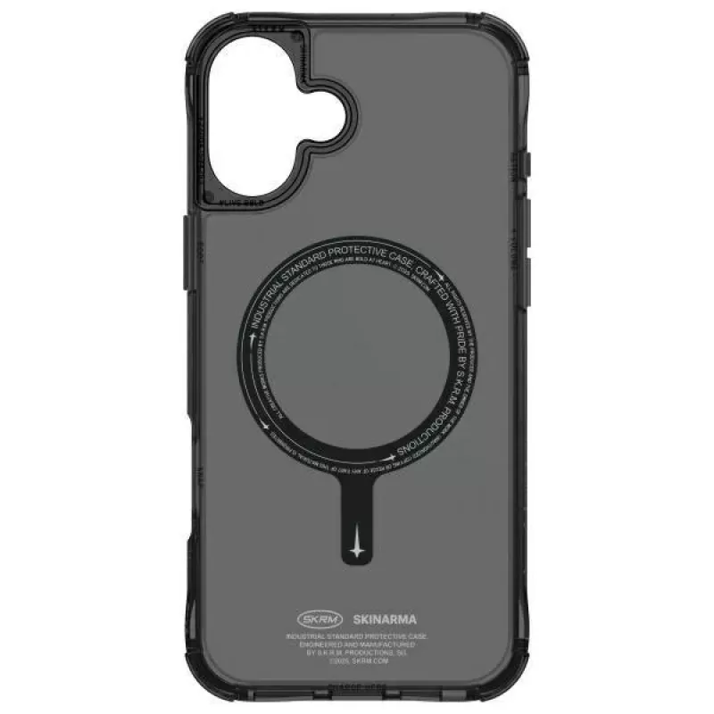SKINARMA Saido Magnetic Case für Apple iPhone 16 Plus 6,7 Zoll Schwarz