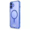 SKINARMA Saido Case für iPhone 16 Plus 6,7 Zoll, magnetisches Laden, Blau