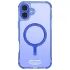 SKINARMA Saido Case für iPhone 16 Plus 6,7 Zoll, magnetisches Laden, Blau