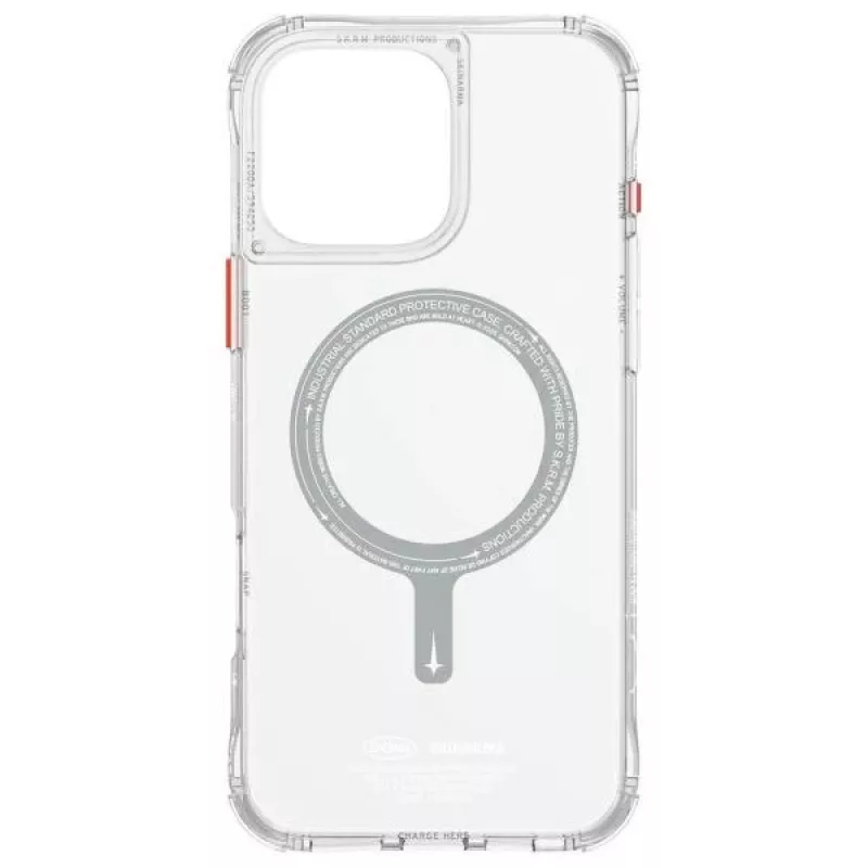 SKINARMA Saido Case für iPhone 16 Pro 6,3 Zoll Magnetic Charging Clear