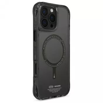 Skinarma Saido Case für iPhone 16 Pro 6,3 Zoll Magnetic Charging Schwarz