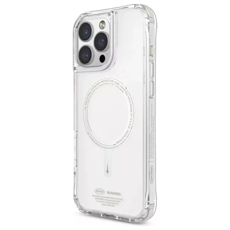 Skinarma Saido iPhone 16 Pro 6.3 inch Magnetic Charging Case Green (Niteglow)