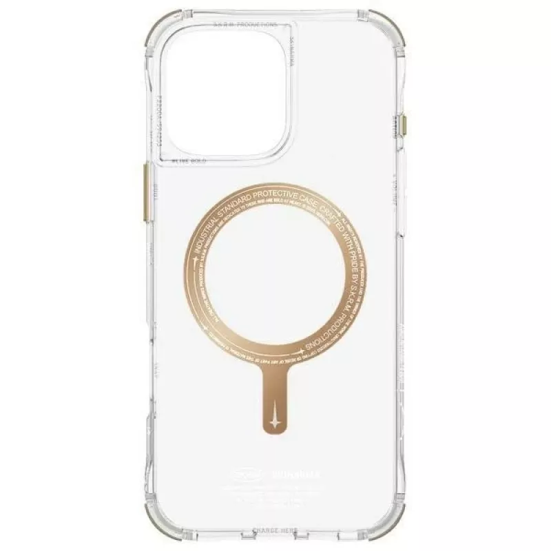 SKINARMA Saido iPhone 16 Pro 6,3 Zoll Magnetic Charging Case Champagner