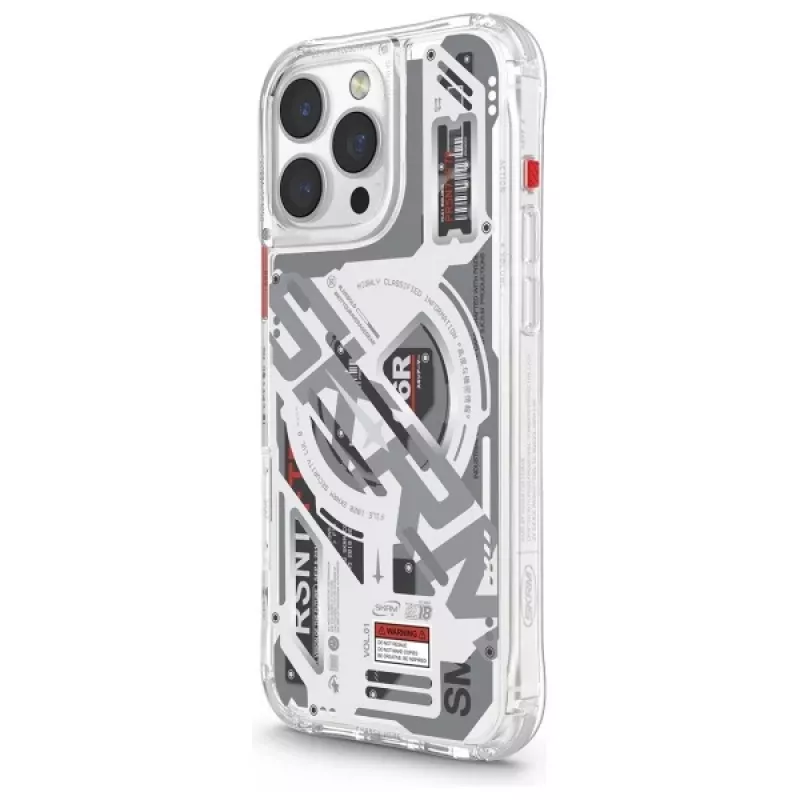 SKINARMA Ekho Case für iPhone 16 Pro 6,3 Zoll Magnetic Charging Clear