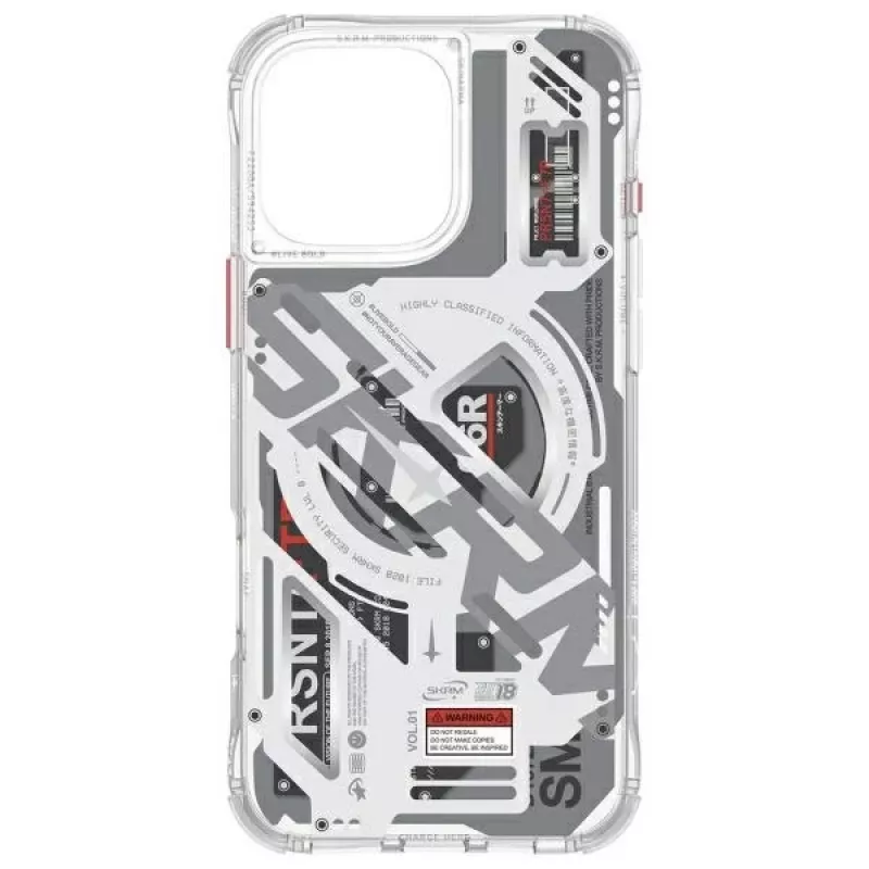 SKINARMA Ekho Case für iPhone 16 Pro 6,3 Zoll Magnetic Charging Clear