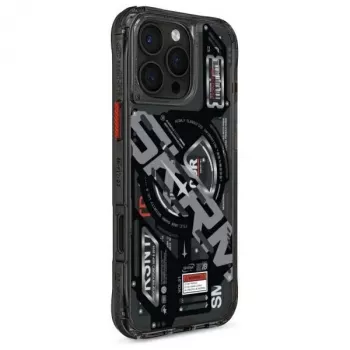Skinarma Ekho Case für iPhone 16 Pro 6,3 Zoll Magnetisches Laden Schwarz