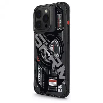 Skinarma Ekho Case für iPhone 16 Pro 6,3 Zoll Magnetisches Laden Schwarz