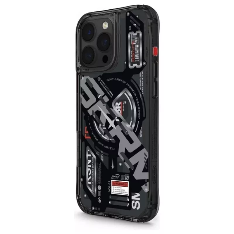 Skinarma Ekho Case für iPhone 16 Pro 6,3 Zoll Magnetisches Laden Schwarz