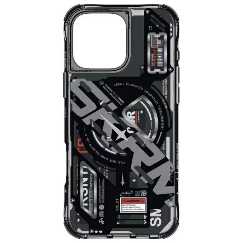 Skinarma Ekho Case für iPhone 16 Pro 6,3 Zoll Magnetisches Laden Schwarz