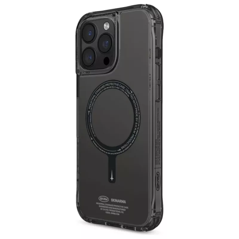Skinarma Saido Case für iPhone 16 Pro Max 6,9 Zoll, magnetisches Laden, Schwarz