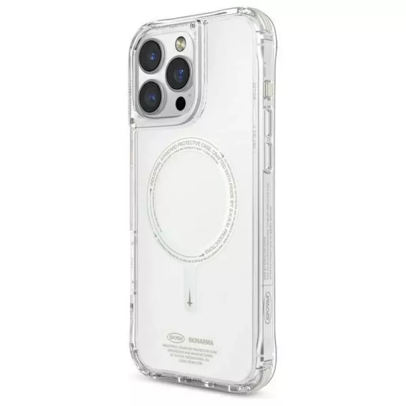 SKINARMA Saido Case für Apple iPhone 16 Pro Max 6,9 Zoll Magnetic Charging Grün (Niteglow)