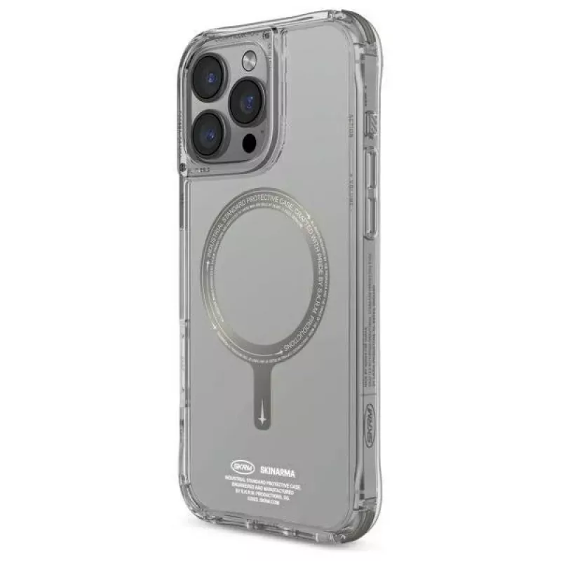 SKINARMA Saido Case für iPhone 16 Pro Max 6,9 Zoll, magnetisches Laden, Titan