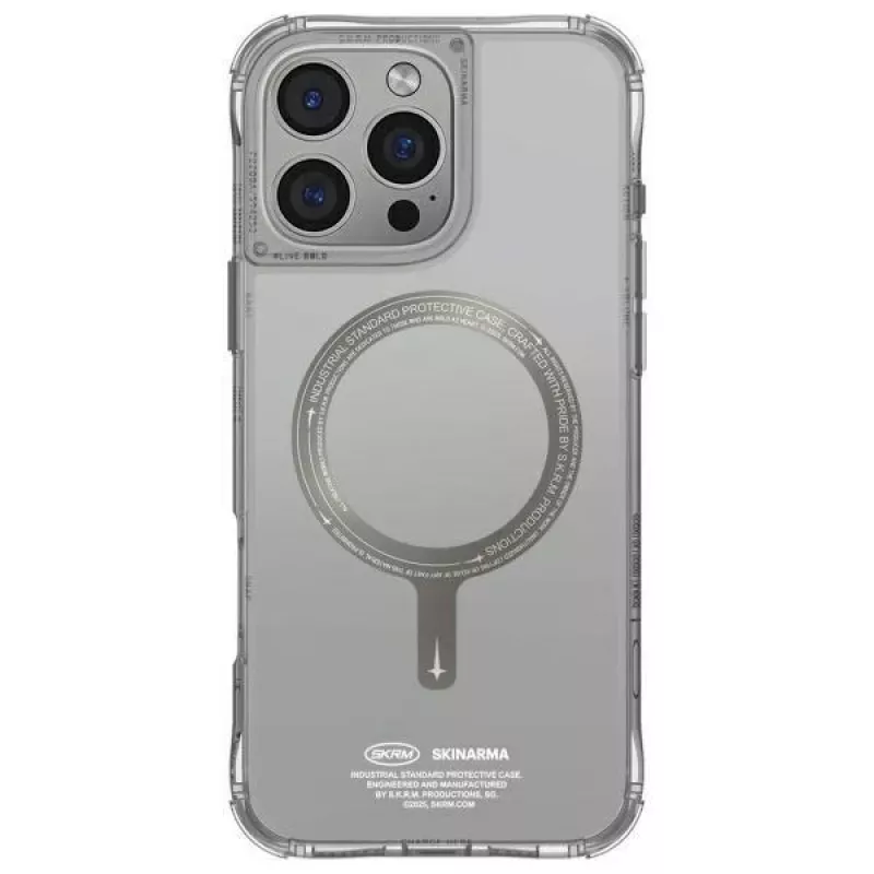 SKINARMA Saido Case für iPhone 16 Pro Max 6,9 Zoll, magnetisches Laden, Titan
