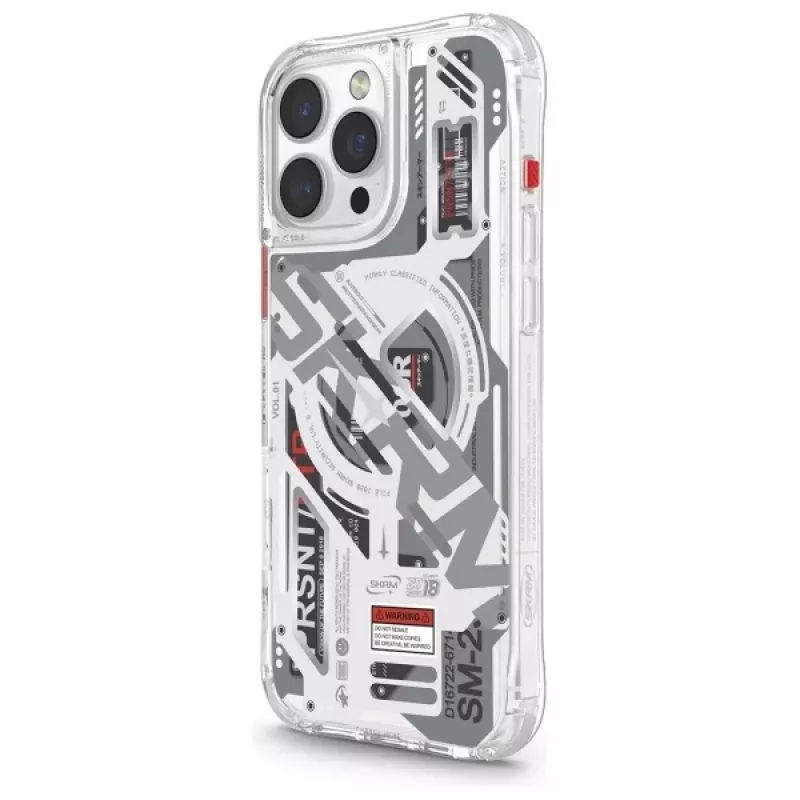 SKINARMA Ekho Magnetic Charging Case für Apple iPhone 16 Pro Max 6,9 Zoll Klar/Transparent