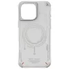 SKINARMA Mecha Case für iPhone 16 Pro 6,3 Zoll, magnetisches Laden, Hellgrau