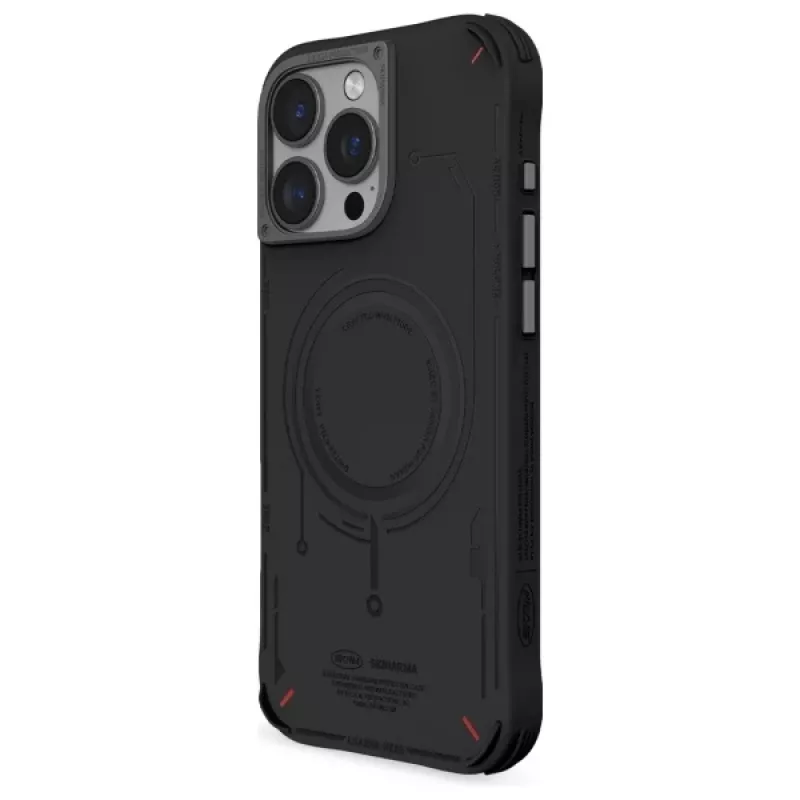 SKINARMA Mecha Case für Apple iPhone 16 Pro Max 6,9 Zoll Magnetic Charging Schwarz
