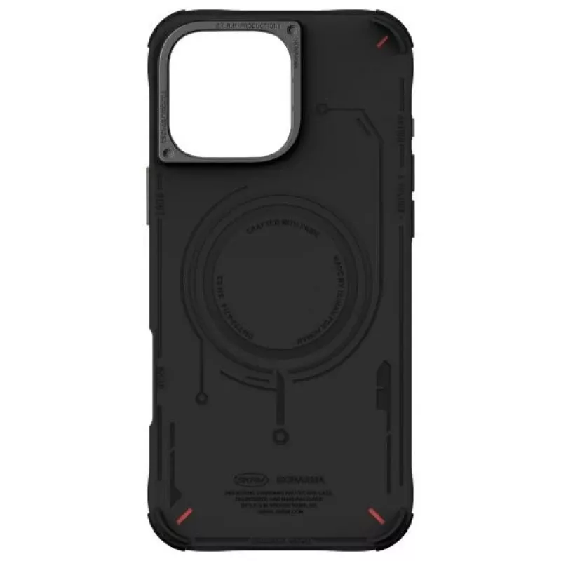 SKINARMA Mecha Case für Apple iPhone 16 Pro Max 6,9 Zoll Magnetic Charging Schwarz