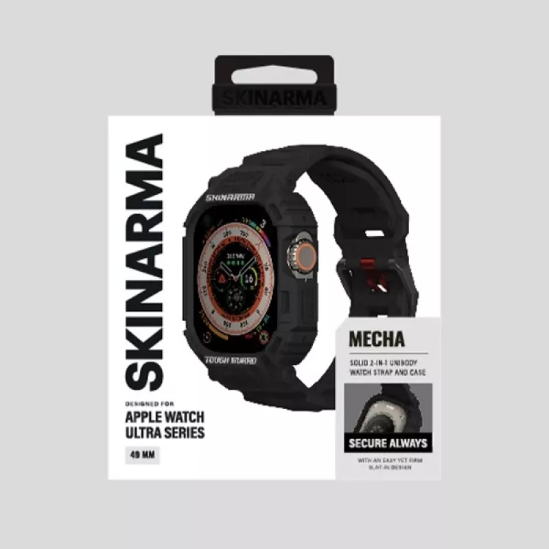 Skinarma Mecha 2in1 Case and Strap for Apple Watch Ultra 49mm - Black
