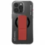 Skinarma Axon Case für iPhone 16 Pro 6,3 Zoll, magnetisches Laden + Griffhalterung, Schwarz