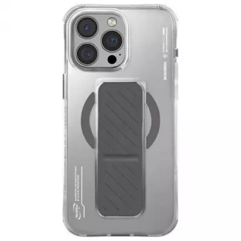 Skinarma Axon Case für iPhone 16 Pro Max 6,9 Zoll Magnetisches Laden + Griffständer Titan