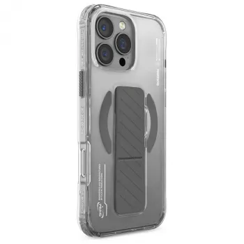 Skinarma Axon Case für iPhone 16 Pro Max 6,9 Zoll Magnetisches Laden + Griffständer Titan