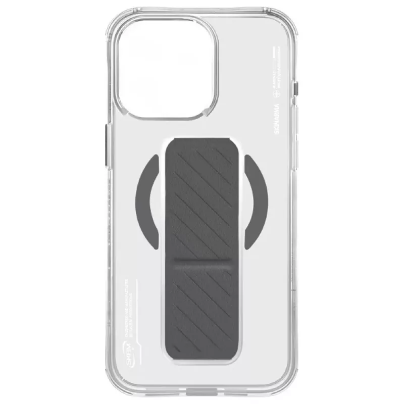 Skinarma Axon Case für iPhone 16 Pro Max 6,9 Zoll Magnetisches Laden + Griffständer Titan
