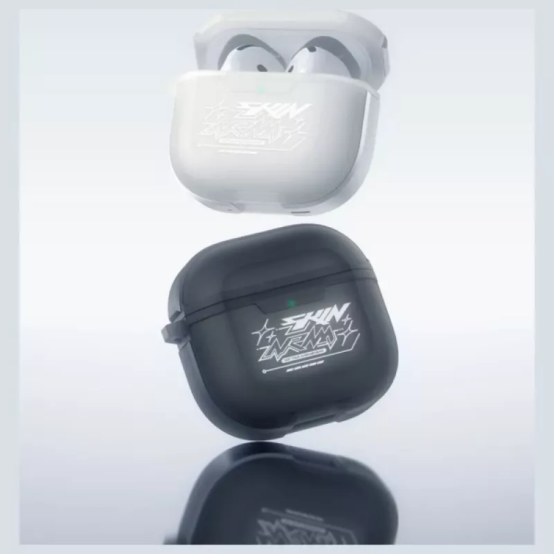 Skinarma Kinzoku Case für AirPods 4, Frost
