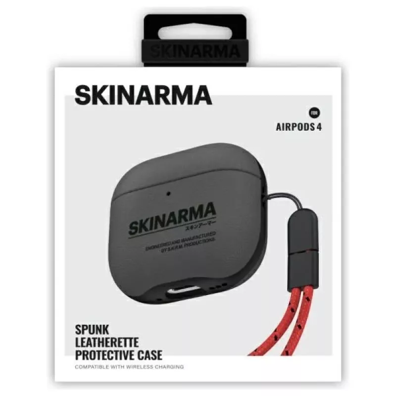 Skinarma Spunk Case für AirPods 4, Pewter Green