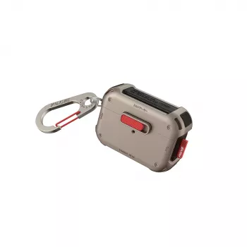 Skinarma Mecha Protective Case für AirPods Pro 2, Champagner