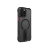 Skinarma Helix für iPhone 16 Pro Magnetic Charging 360 Rotating Stand Case Schwarz