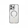 Skinarma Helix Case für iPhone 16 Pro Max, magnetisch ladend, 360° drehbarer Standfuß, Titan
