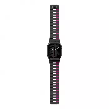 Skinarma Gemini Strap für Apple Watch 42/41/40 mm Midnight
