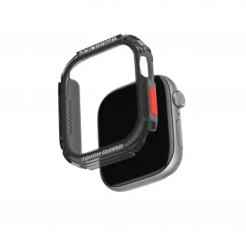 SKINARMA Atom Protective Bumper Case für Apple Watch 46mm - Smoky
